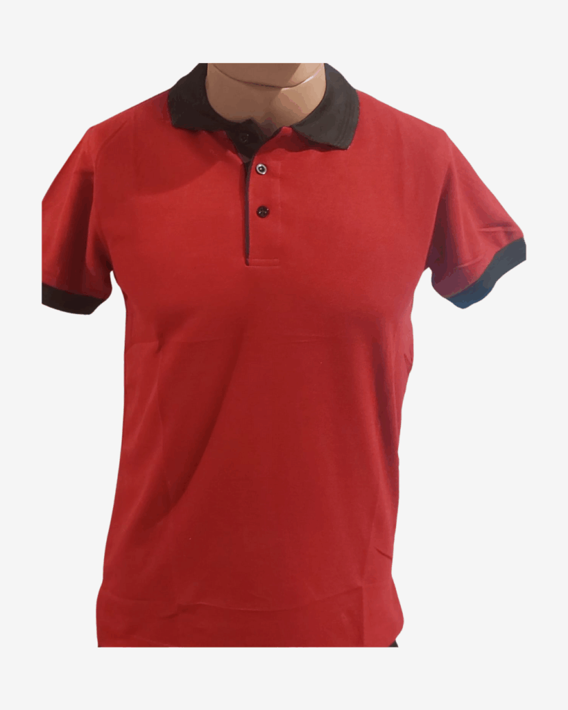 Products Red and Black Polo T-shirt Kenya